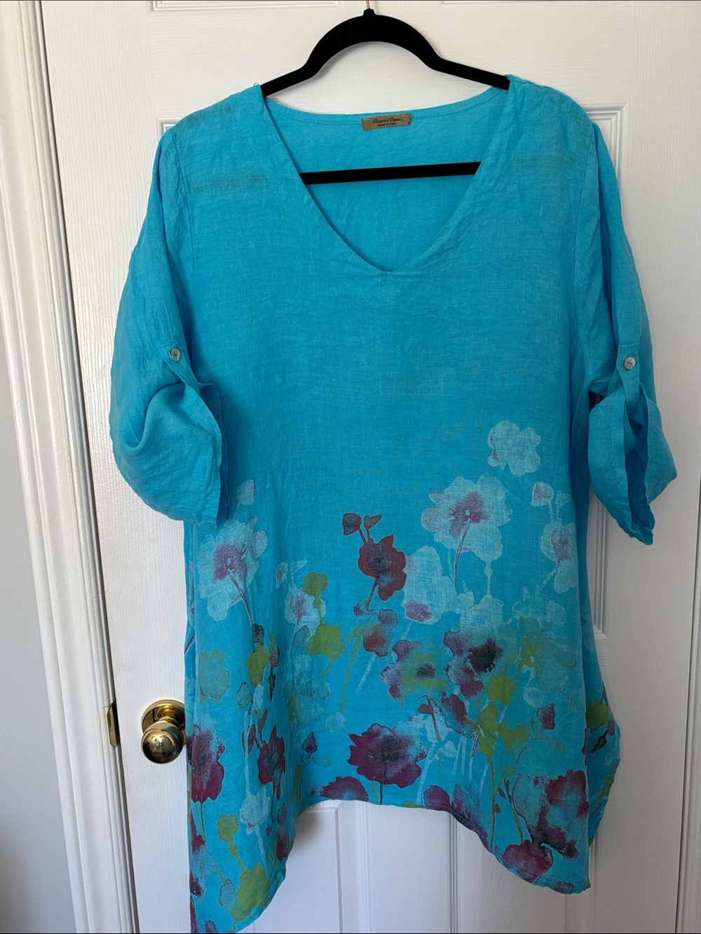 Italian Linen Tunic/dress-one size